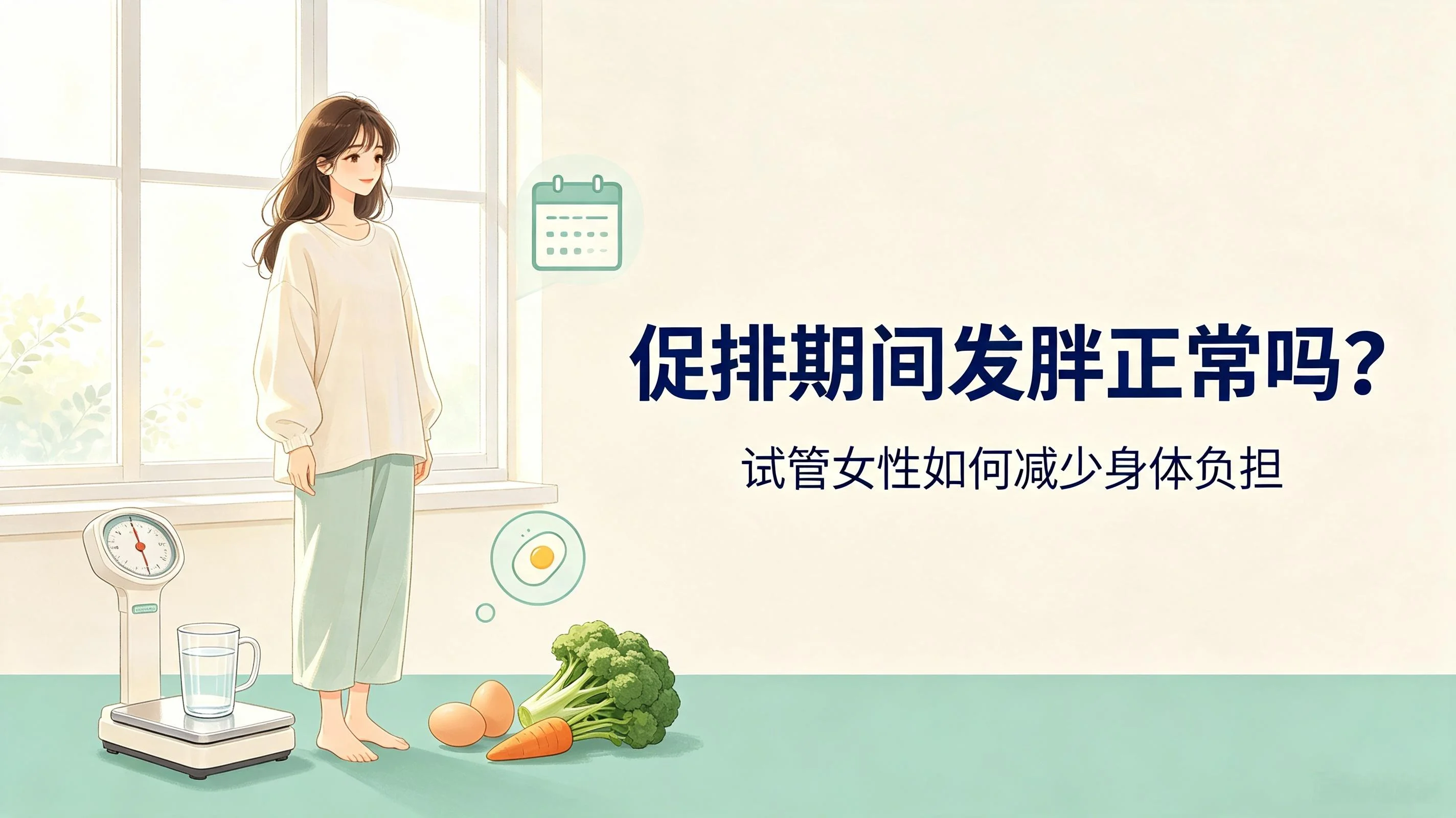促排期间发胖正常吗?试管女性如何减少身体负担 促排期间发胖正常吗?试管女性如何减少身体负担