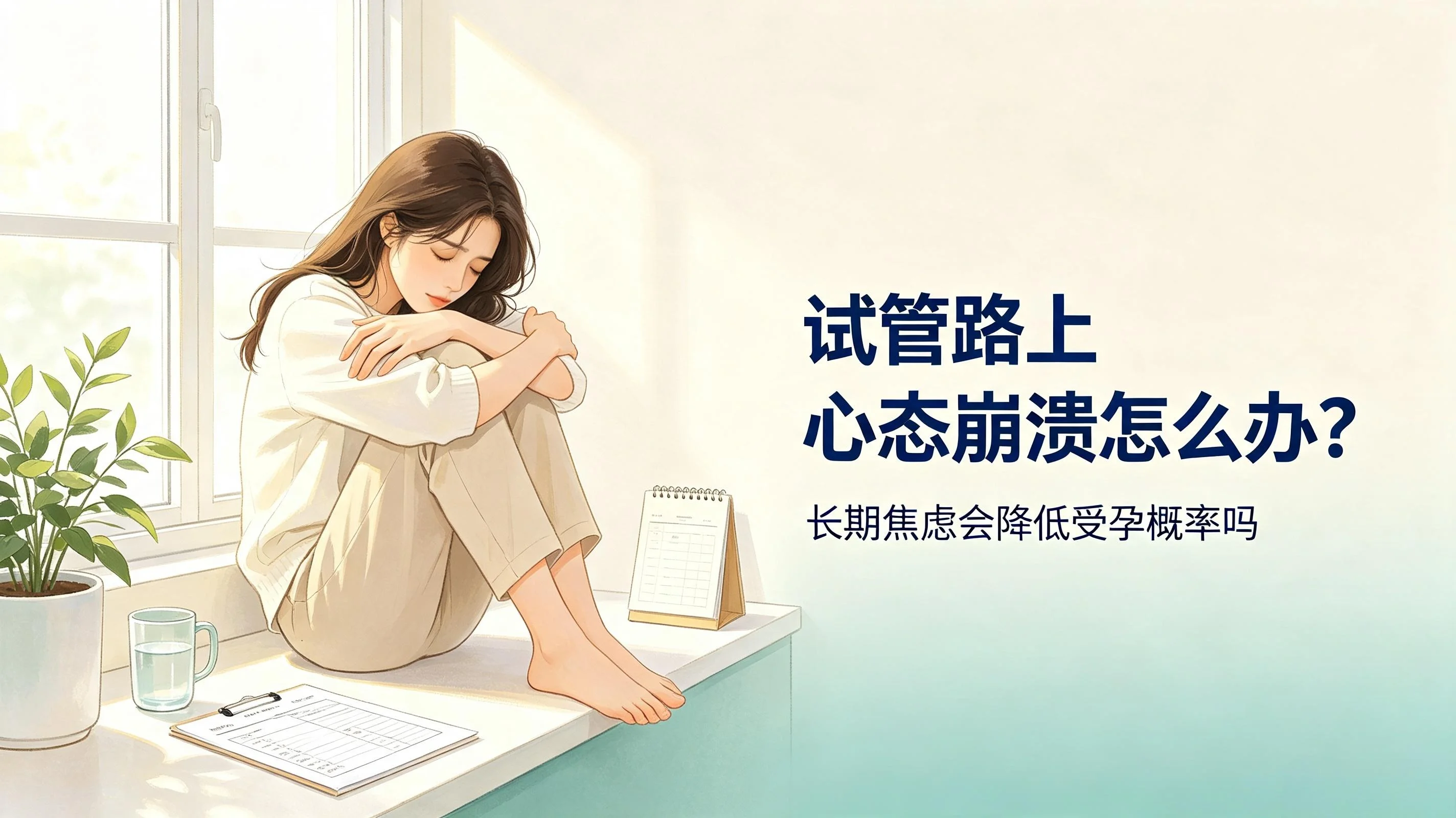 试管路上心态崩溃怎么办?长期焦虑会降低受孕概率吗 试管路上心态崩溃怎么办?长期焦虑会降低受孕概率吗