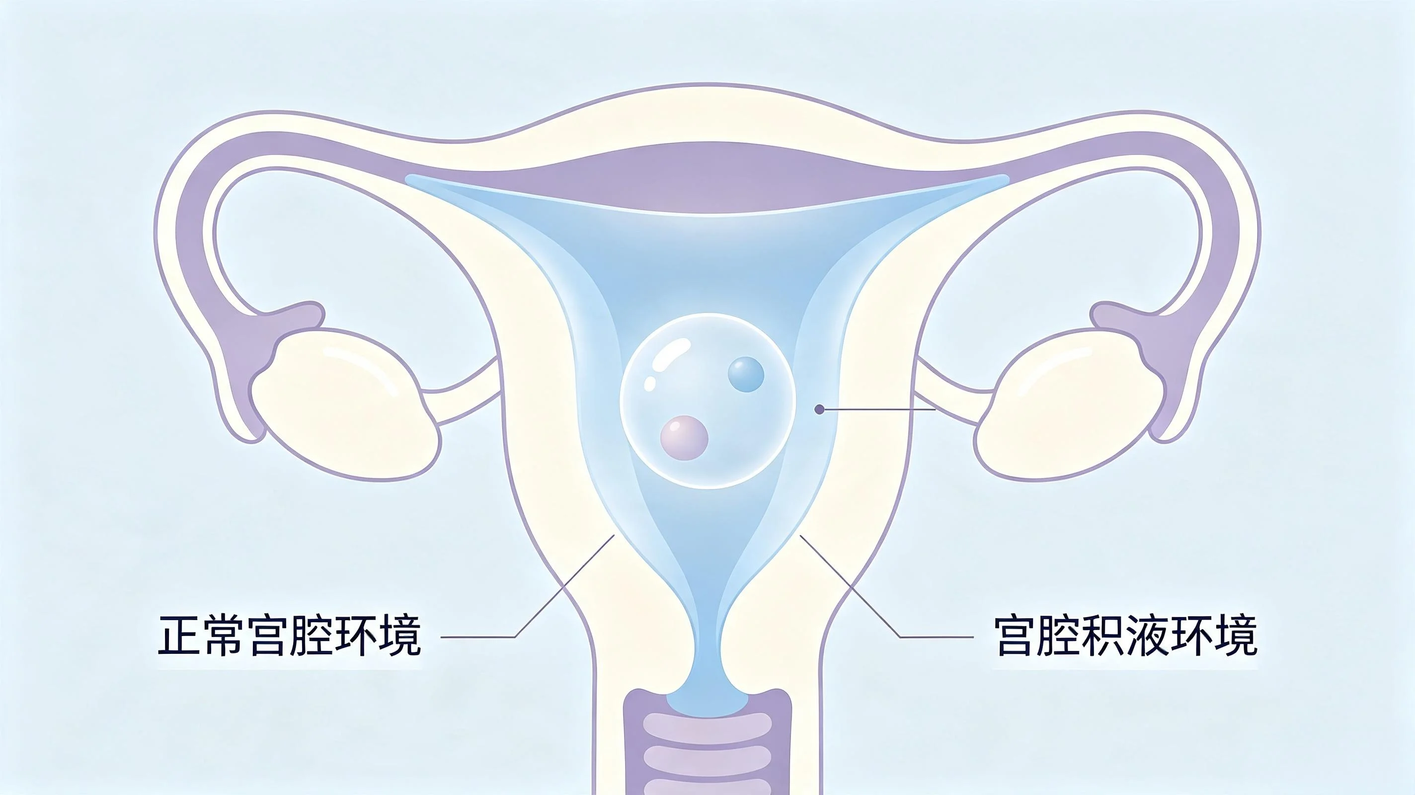 宫腔积液不消除直接移植会怎样?别硬赌! 宫腔积液不消除直接移植会怎样?别硬赌!