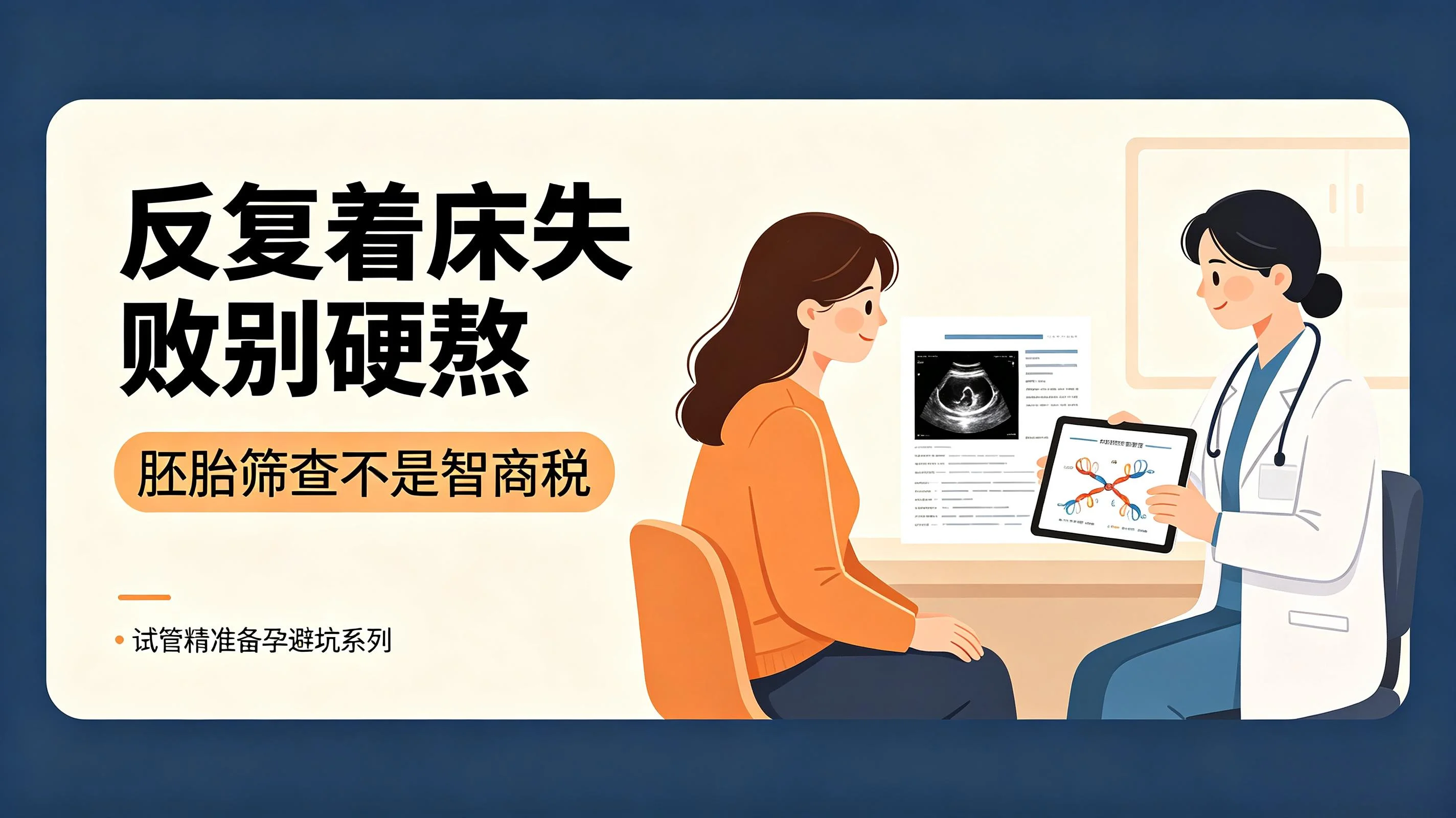 反复着床失败别硬熬！胚胎筛查不是智商税，是止损最优解