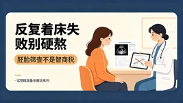 反复着床失败别硬熬！胚胎筛查不是智商税，是止损最优解